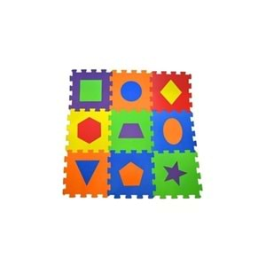 Matrax Oyuncak Eva Puzzle Yer Matı 33x33 7mm Geometrik