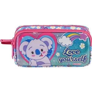 Muggle Mu-8805 Cute Koala Mavi Kalem Çantası