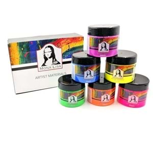 Monalisa Akrilik 6 Neon Renk 6x125ml