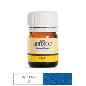 Artdeco Kumaş Boyası 25Ml Açık Mavi 109