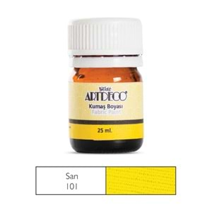 Artdeco Kumaş Boyası 25Ml Sarı 101