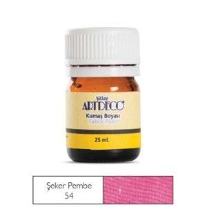 Artdeco Kumaş Boyası 25Ml Şeker Pembe 54