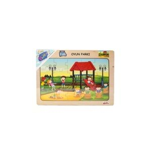 Play Wood Ahşap Eğitici Puzzle Oyun Parkı ONY-175