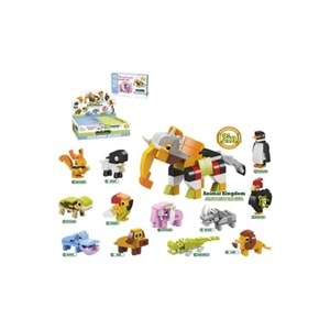 Kızılkaya Oyuncak Lego Hayvanlar 12 İn 1 KZL-SM206B(1 Adet)