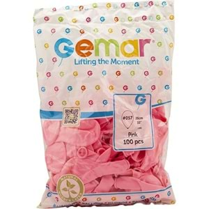 Gemar Balon G90 26Cm 100 Lü Pembe 057