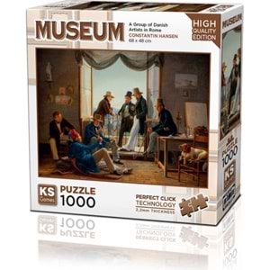 Ks Games Puzzle 1000 A Group Of Danish Artists İn Rome