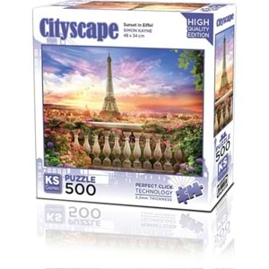 Ks Games Puzzle 500 Sunset İn Eiffel