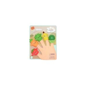 Finger Puppet Meyve Figürlü Parmak Kukla (Kauçuk)