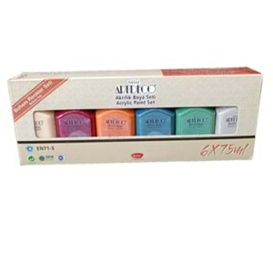 Artdeco Akrilik Boya 6X75Ml Set BohemRenkler