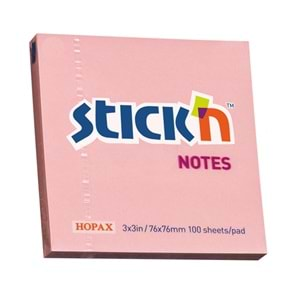 Hopax Stıckn Yapışkanlı Not Kağıdı 76x76 P.Pembe