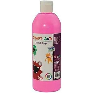 Craft and Arts Akrilik Boya 500ml Pembe