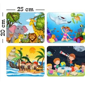 Gift Plus Ahşap Standart Puzzle 20x25