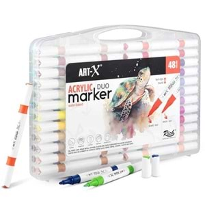 Rich Art-X Akrilik Marker Duo 48 Li Set