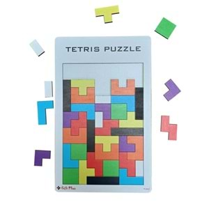 Gift Plus Ahşap Tetris Puzzle