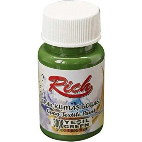 Rich Kumaş Boyası 50Cc 3008 Yeşil