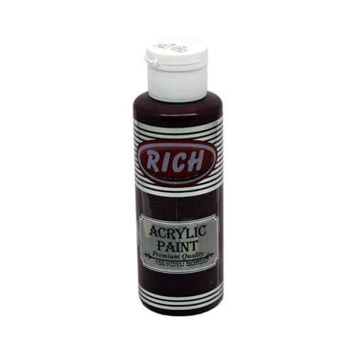 Rich Akrilik Boya 130 CC Koyu Bordo (Dark Burgundy) AK-130-156