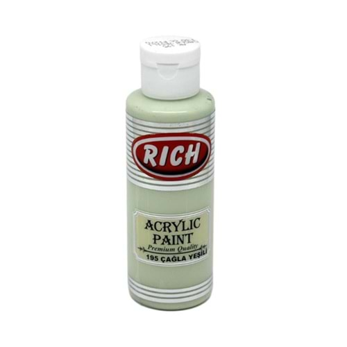 Rich Akrilik Boya 130 CC Çağla Yeşili (Almond Green) AK-130-195