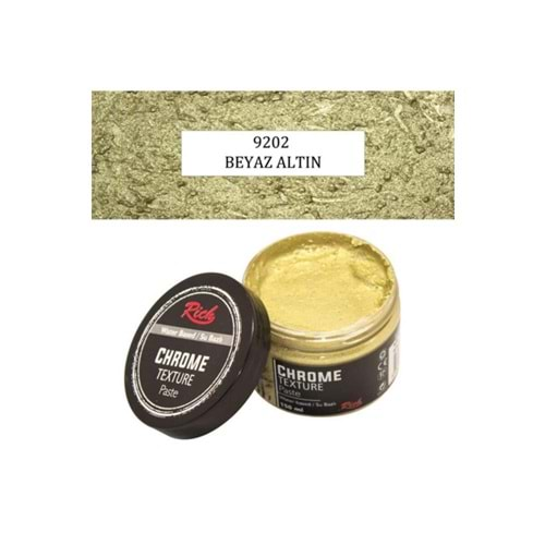 Rich Chrome Texture Paste 150 ML Beyaz Altın 9202