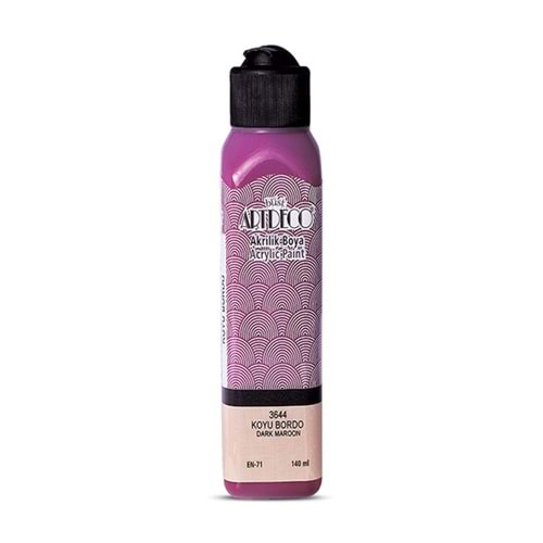 Artdeco Akrilik Boya 140Ml 3644 Koyu Bordo