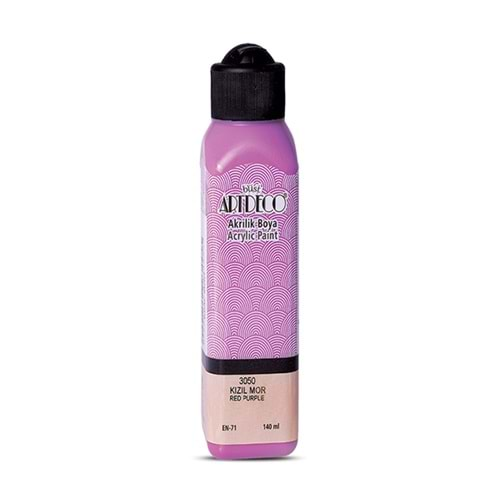 Artdeco Akrilik Boya 140Ml 3050 Kızıl Mor