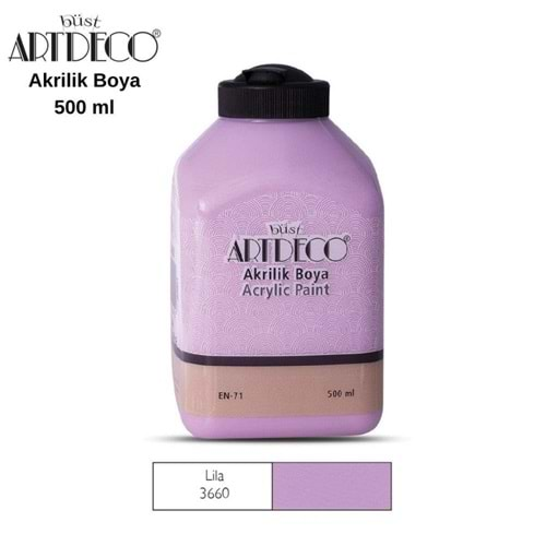 Artdeco Akrilik Boya 500 Ml 3660 Lila