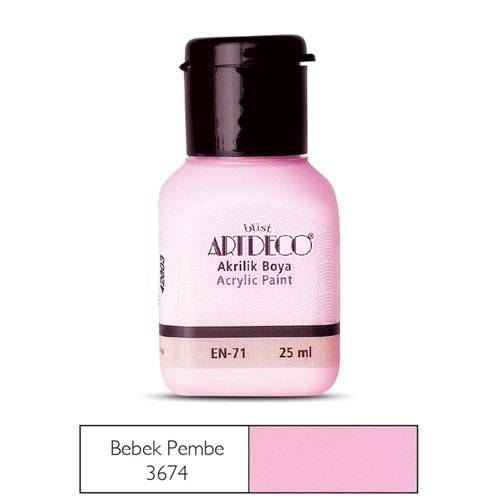 Artdeco Akrilik Boya 25Ml 3674 Bebek Pembe