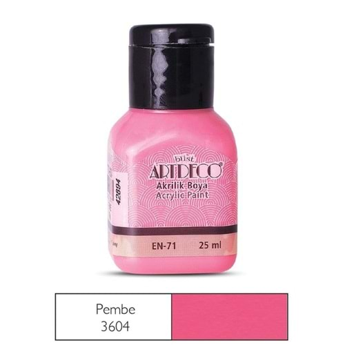 Artdeco Akrilik Boya 25Ml 3604 Pembe