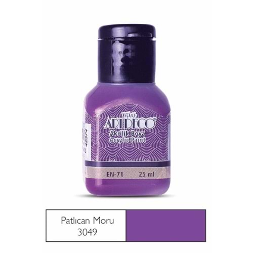 Artdeco Akrilik Boya 25Ml 3049 Patlıcan Moru