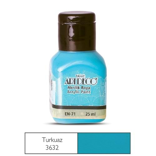 Artdeco Akrilik Boya 25Ml 3632 Turkuaz