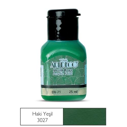 Artdeco Akrilik Boya 25Ml 3027 Haki Yeşil