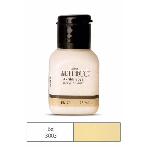 Artdeco Akrilik Boya 25Ml 3003 Bej