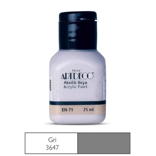 Artdeco Akrilik Boya 25Ml 3647Gri