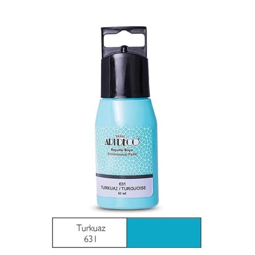 Artdeco Boyutlu Boya 60 Ml Turkuaz 631