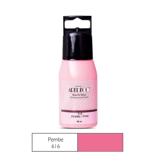 Artdeco Boyutlu Boya 60 Ml Pembe 616