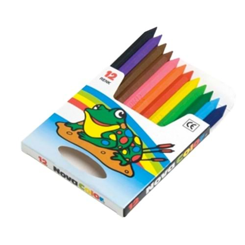 Nova Color Crayon Mum Boya Kısa 12 Li