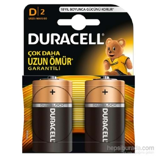 Duracell Basic D Boy Pil 2 Li Mn1300