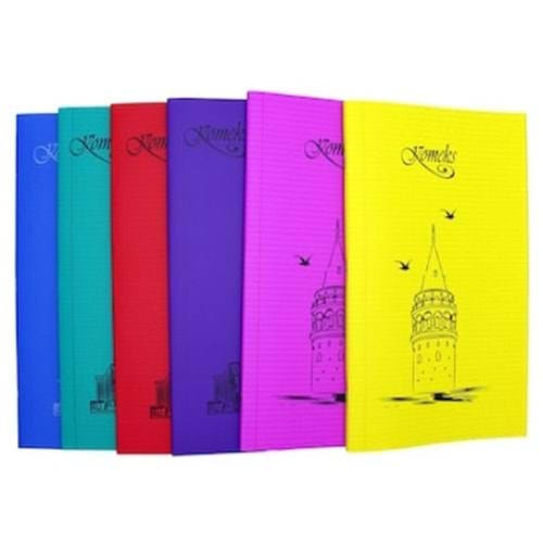 Komeks Defter A4 Kareli Dikişli 40 Yp