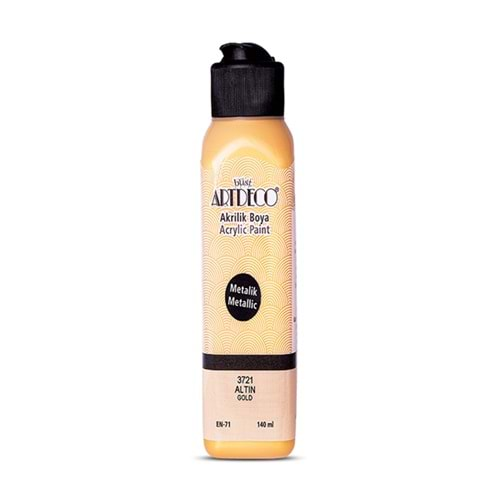 Artdeco Akrilik Metalik Boya 140Ml Altın 3721