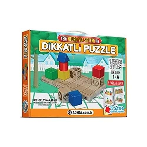 Adeda Dikkatli Puzzle 1.Kademe 2-7 Yaş