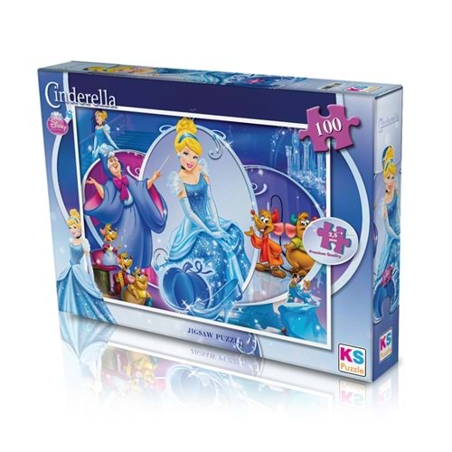 Ks Puzzle-1 Cinderella 100 Prç Crl714