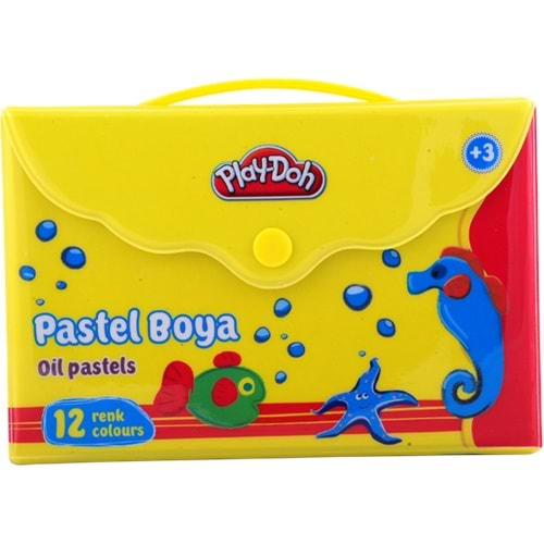 Play-Doh Pastel Boya 12 Renk Çantalı Pa005