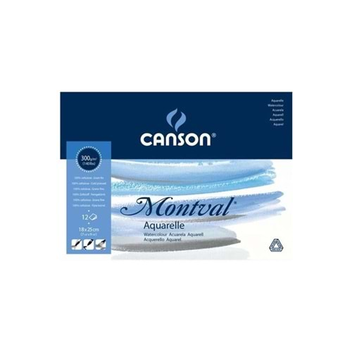 Canson Montval Sulu Defter 12S 18X25 300Gr