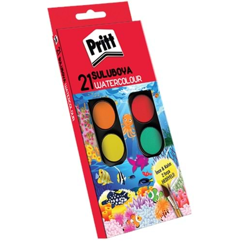 Pritt Sulu Boya 21 Li Büyük Tablet