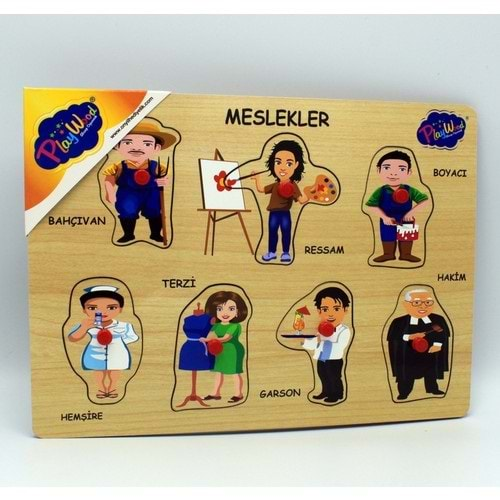 Playwood Ahşap Tutmalı Meslekler Ony-163/164/165