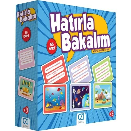 Ca Games Hatırla Bakalım Kartları Ca.5108