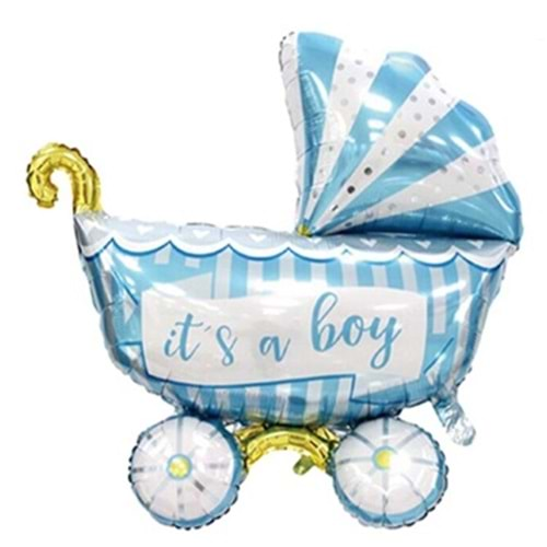 Rps Folyo Balon Baby Car Blue 0044