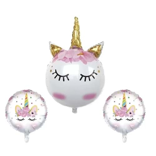 Rps Folyo Balon Set Eyelash Gold 36