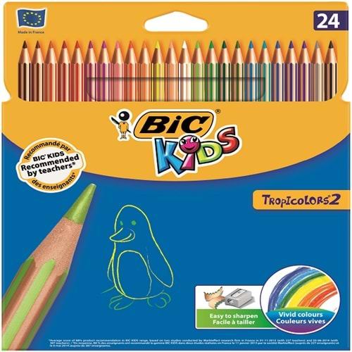 Bic Kuru Boya Kalemi Tropıcolor 24 Lü 832568