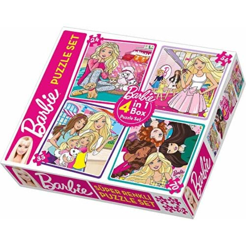 Dıy Toy Puzzle Set Barbie 4 Lü Brb1888