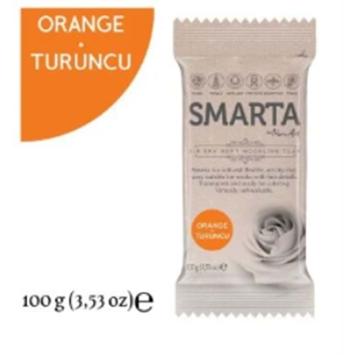 Smarta Akıllı Model Hamuru 100Gr Turuncu